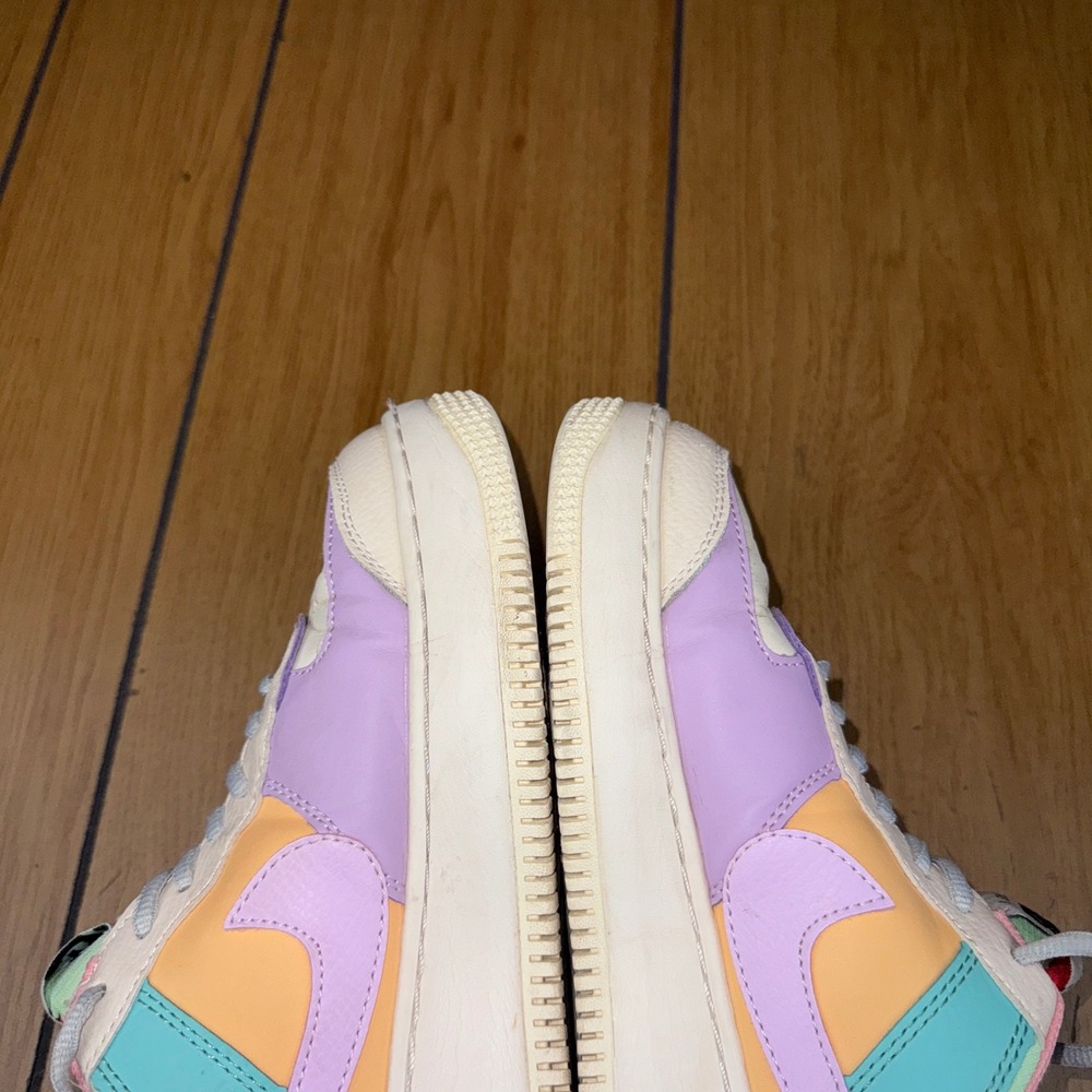 Nike Air Force 1 Shadow Pastel Multi Color Athletic Shoes Sneakers Women's - Picture 15 of 15